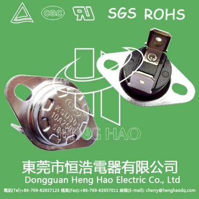 China KSD301 bimetal  temperature switch,KSD301 self-thermal fuse for sale