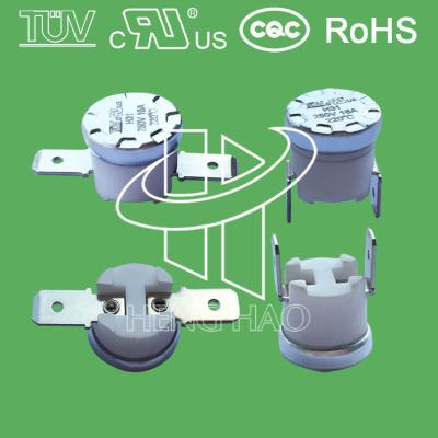 China KSD301 bimetaaltemperatuur thermische Schakelaar, normaal Gesloten/Open Auto het Terugstellenthermostaat Te koop