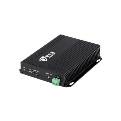 China Uncompressed video security system hd video to optical converter on single fiber with RS232 data for sale