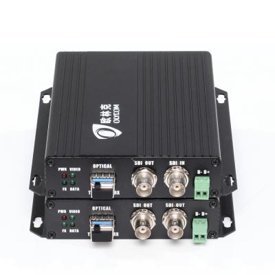 China FTTH Project Mode Single Optical Simplex 20Km LC 1Ch HD-SDI Optical Video Converter for sale