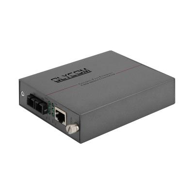 China Telecom SC Dual Fiber 20km DC48V PSE 30W Gigabit PoE Media Converter for sale