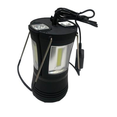 China Garden Factory Supply ABS With Rubber Painted Outside Rechargeable Led Camping Lamp for sale