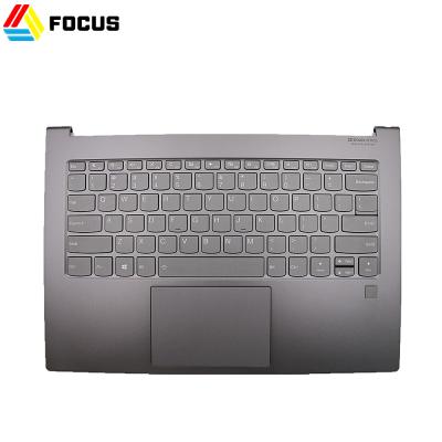 China New Genuine Palmrest Gray Laptop With Keyboard Touchpad For Lenovo Yoga C930-13 Top Cover Case Upper Housing 5CB0S72636 For Lenovo Yoga C930-13 for sale