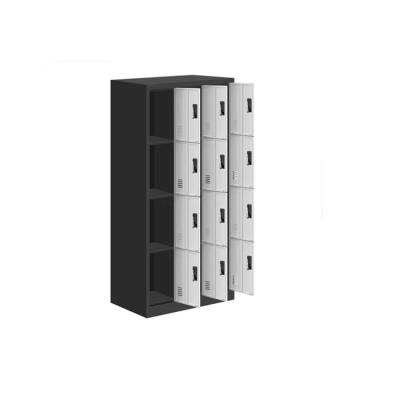 China Schools Workplace Changing Rooms Lock Steel 12 Compartments Worker Lockers With Lock for sale