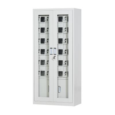 China Steel Locker (Other) Metal Locker Storage Cells Cell Phone Charging Storage Cabinet Adjustable Door Phone Locker 24 for sale