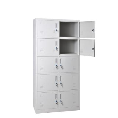 China (Size)Adjustable High Quality Steel Closet 10 Door Locker Cabinet For Cloakroom Or Other Places for sale