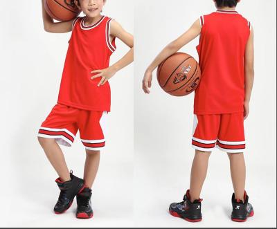 China Cheap Uniforms Kit Set Shirt Antibacterial Women Kids Mens Basketball Tank Tops Youth Basketball Shorts for sale