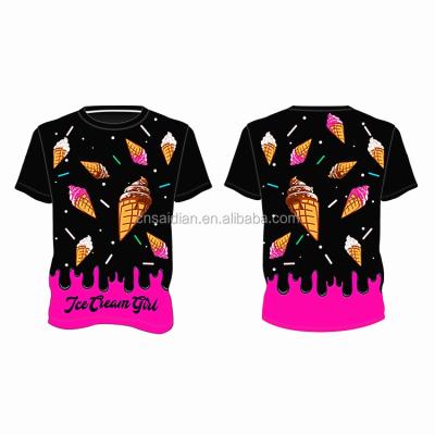 China China Manufacture Anti Shrink Custom Design Sublimation Print Women Distressed T Shirts for sale