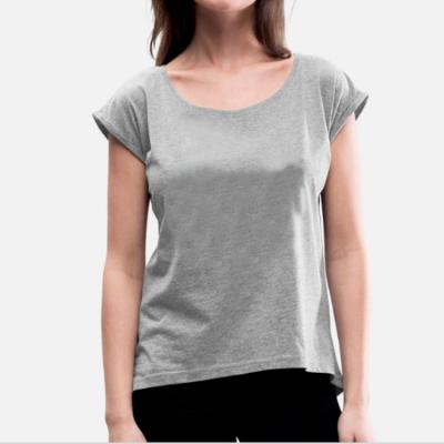 China Wholesale Price Private Label Anti-Shrinkage 240 Grams Cotton Women's Crew Neck Quick Dry Solid T-shirt for sale