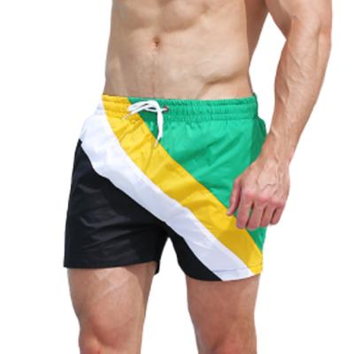 China Wholesale Color Anti-UV Striped Beach Wear Printing Board Shorts Pants Custom Sublimation Mens Surf Shorts for sale