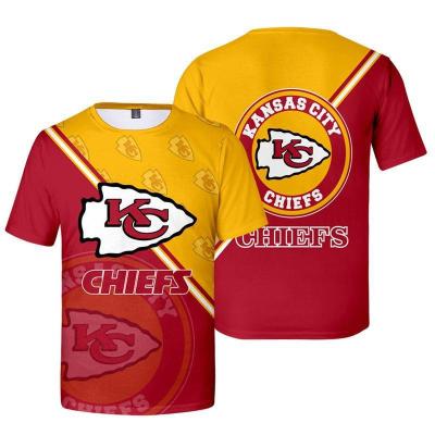 China Anti-Wrinkle Wholesale NFL 32 Football Teams Polyester High Quality Quick Dry T-shirt for sale