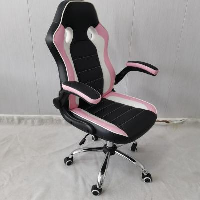 China Comfortable Sitting E-sport Gaming Chair Internet Cafe Swivel Girl Pink Computer Anchor Boss Office Rotation Chair for sale