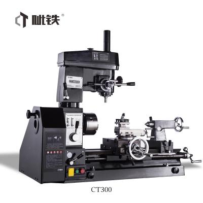 China Building material shops CT300 universal 3 in 1 lathe and milling machine for hobby and tranning for sale