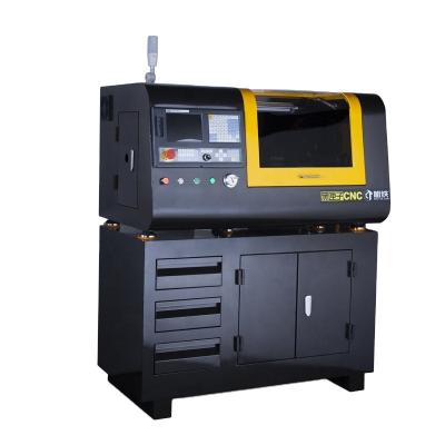 China Small Hotels Black Box CNC Lathe Metal Desktop Turning Machine for School Hobby and Education From Factory Directly Sale for sale