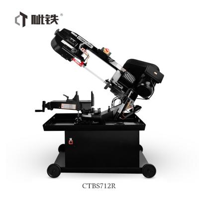 China Building Material Shops CTBS712R Variable Angle China Cutting Metal Band Saw Machine for sale