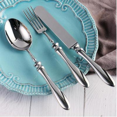 China Viable set of Maysun Rustic Stainless Color Flatware for sale