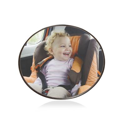 China Rear Facing Mirror for Baby Big Wide Rear Facing Shatterproof Adjustable Infant Kids Round Baby Car Mirror for sale