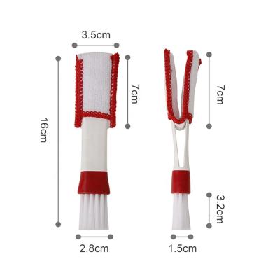 China Morden cleaning brush for car dual head air conditioner air vent for sale