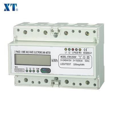 China XTM1250SF bidirectional/gsm three phase four wire energy meter /multifunction rs485 energy meter for sale