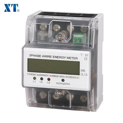 China Three Phase Din Rail Programmable Energy Meter XTM024 (ENERGY METER EXPERT) XTM024 for sale