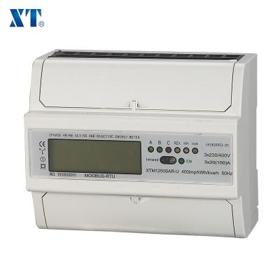 China ENERGY METER / 35mm DIN Rail KW Hour Meter With XTM1250SF Lithium Batteries for sale