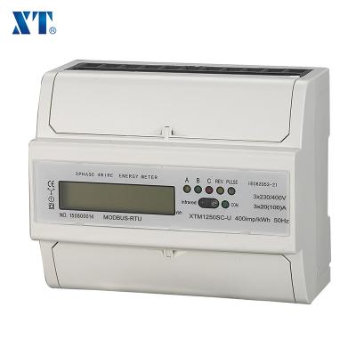 China ENERGY METER EXPERT/LCD Display DIN Rail Energy Monitor XTM1250SC-U Three Phase Energy Meter XTM1250SC-U for sale