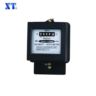 China Cheap Single Phase 2 Wire Meter KWH Energy Meter With Plastic Cover (ENERGY METER EXPERT) XTM074OJ for sale