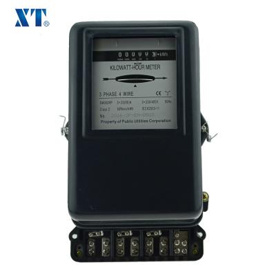 China ENERGY METER EXPERT / Three Phase Four Wire Mechanical CT Powered Electric Meter KWH Meter With Metal Cover XTM082QP for sale