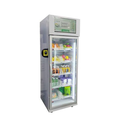 China Micron Freeware Cheap Vending Machine For Foods And Beverages Retail Smart Fruit Vegetable Refrigerator Machine for sale