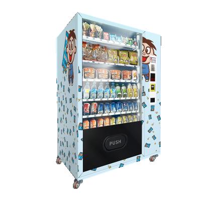 China Micron Free Software Wholesale Snacks And Drinks Intelligent Automatic Vending Machine Beverage Vending Machine for sale