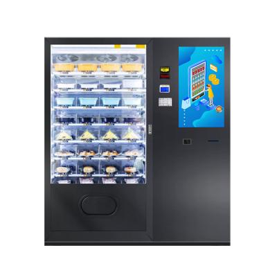 China Micron Free Software Hot Selling Food Vending Machine With Smart Touch Screen System And Elevator In Factory for sale