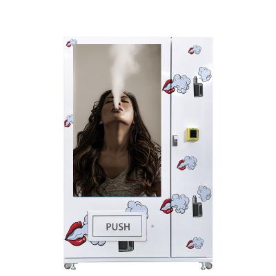 China Smart Vending Micron Free Software Micron E-cigarette Vending Machine With Big Screen And Age Recognition System In Club for sale