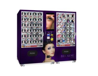 China Micron Free Software Custom Beauty Vending Machine with Touch Screen and Smart System for Sale Eyelash Wig Hair for sale