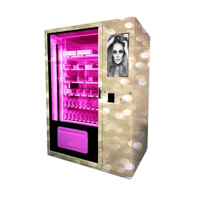 China Micron 22inch Free Software Factory Price Touch Screen Beauty Vending Machine Cosmetics Vending Machine Metal Plate for sale