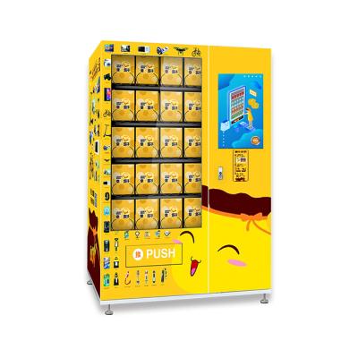 China Micron Free Software New Product Gift Box Vending Machine with Smart Touch Screen and Card Reader Micron Vending Machine for sale