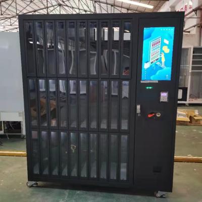 China Custom Micron Touch Screen Vending Locker Smart Vending Machine Free Software Micron Racket Sporting Goods In Gym for sale