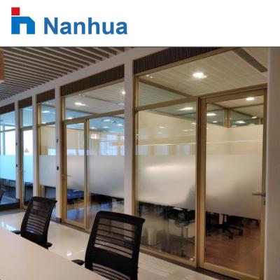 China door & Window profile aluminum extrusion for office cubicle/glass partition wall, enclosure and room divider for sale