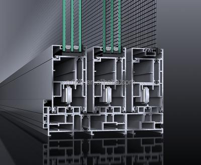 China door & Window Customized Aluminum Profile Extrusion For 172/260 Series Lifting And Sliding Door System In India Market for sale