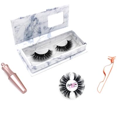 China Delicate Mink Lashes Cross Long Thick Fake Eye Lashes 2020 New Magnetic Eyelash Box With Custom Packaging for sale