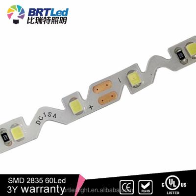 China Hot sale 12 Volt IP65 bendable waterproof car led light smd 2835 s-shaped curve led strip for channel letters BL-SFN-W60-5008 for sale