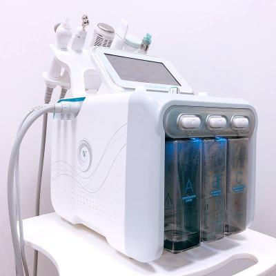 China Pore ​​Shrinking 6 in 1 Diamond Peeling Hydrofacials Water Jet Aqua Facial Hydra Dermabrasion Machine for sale