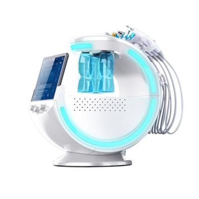 China Shrinking Smart Black Skin Care Ice Blue Heads Remover 7 In 1 New Update Rejuvenation System Facial Machine for sale