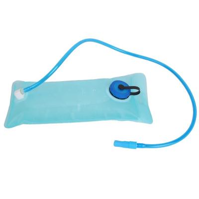 China Portable Disposable Bicycle Bag 2L Drinking Water Bag Outdoor Sports EVA Food Grade Standard For Riding Recycling With Blue Valve for sale