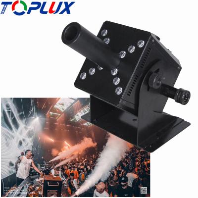 China Professional DJ RGB Stage Effect Machine Stage 3 IN 1 LED CO2 Jet Machine Co 2 Cryo Cannon Jet 10m TOP-JT004 for sale