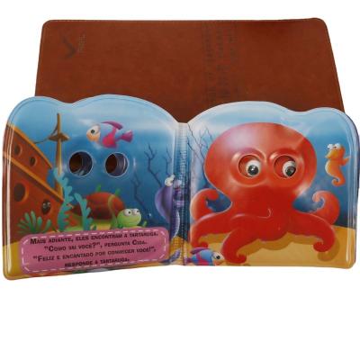 China 003 Best-selling Educational Infant Bath Book Waterproof Floating Baby Bath Books for sale