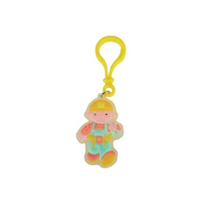 China 2022 Wholesale Eco-friendly 2D /3D Custom Shaped Soft PVC Rubber Key Chain With Your for sale