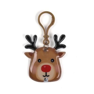 China Decoration LED Key Chain Factory Customized PVC Material With Eva Flashlight Floating Key Chain for sale