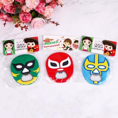 China Customized Premium Viable Souvenir Design 3d PVC Bottle Opener Metal Bottle Opener for sale