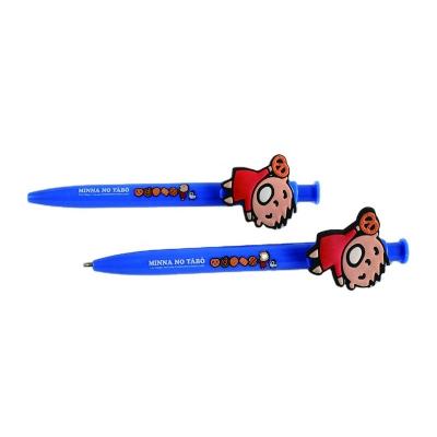 China office & School Pen Promotional Cartoon Design Plastic Ballpoint Pen For Kids for sale