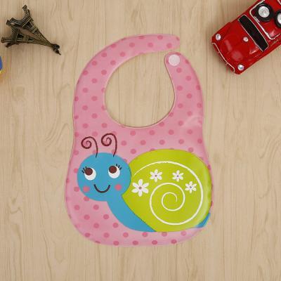 China 2022 OEM Baby Bib PVC Antibacterial Disposable Infant Size Character One Unisex Eco Friendly Bibs for sale